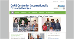 Desktop Screenshot of care4nurses.org